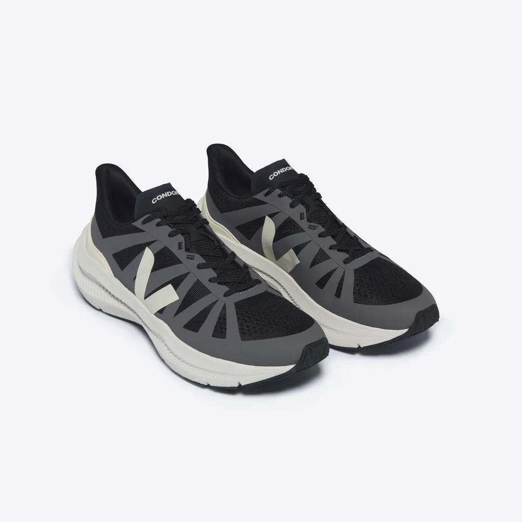 Veja - Condor 3 Advanced Engineered Mesh Black Calcaire