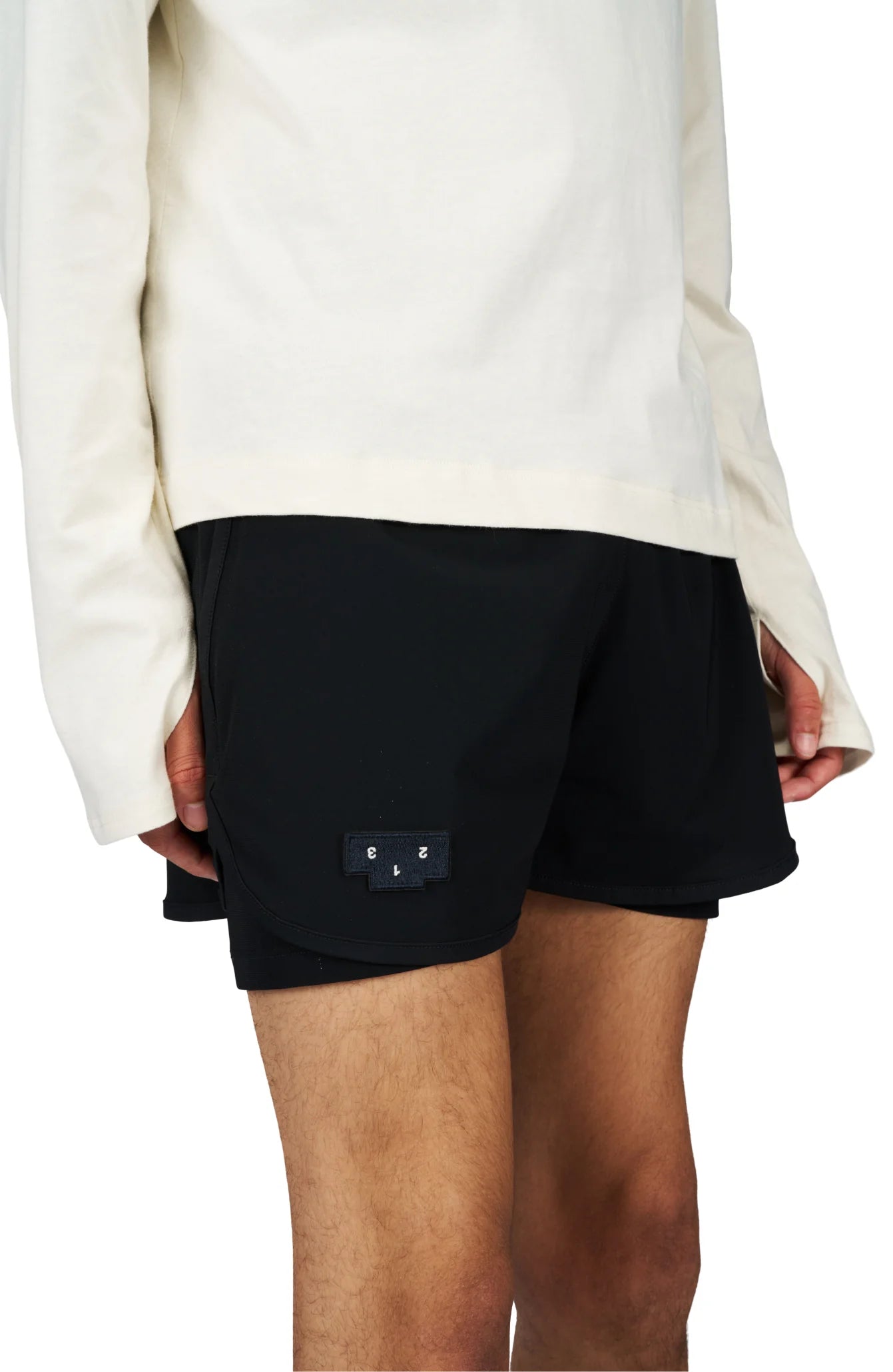 UNNA - Flow Shorts 3¨ Black Unisex