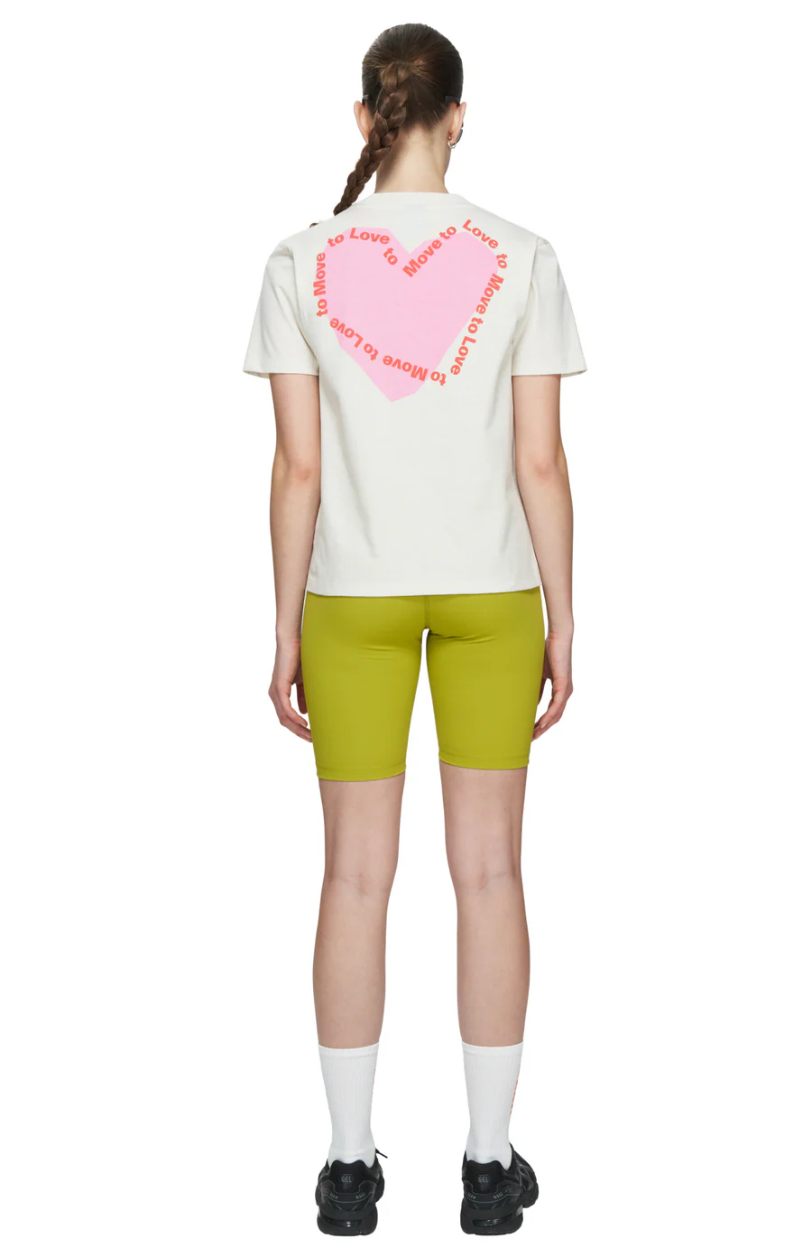UNNA - Heart T-Shirt Vanilla White Men & Women