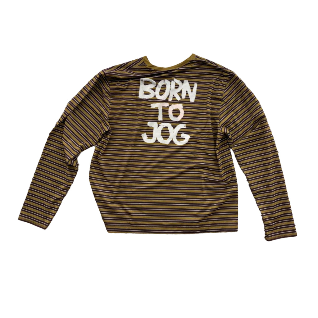 UNNA - Striped LS Mud Gold Men