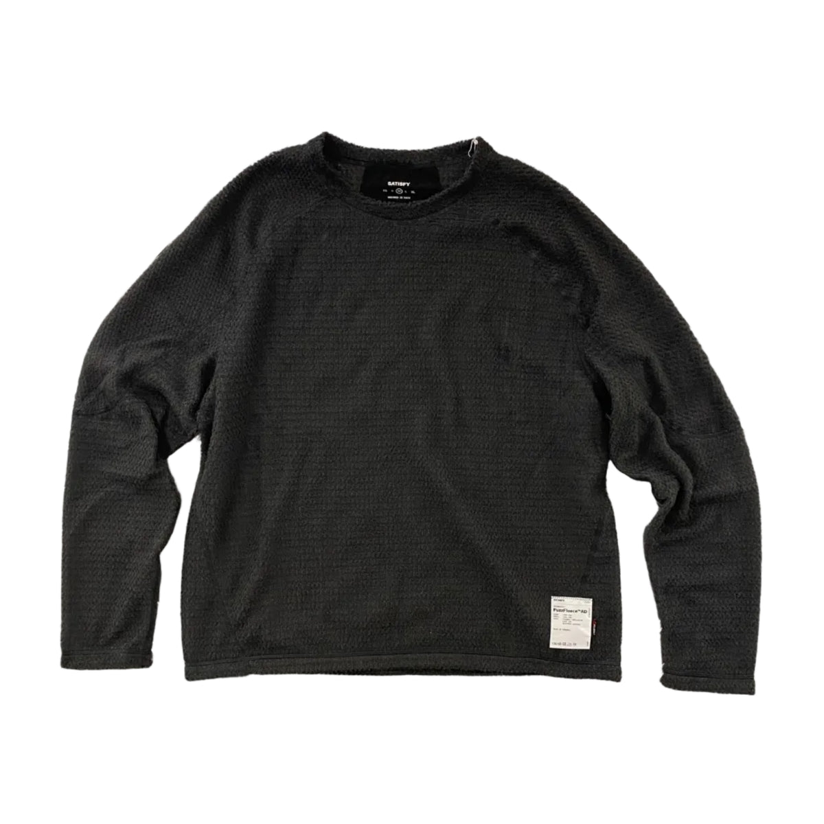 Satisfy FuzzFleece™ AD Long Tee Black