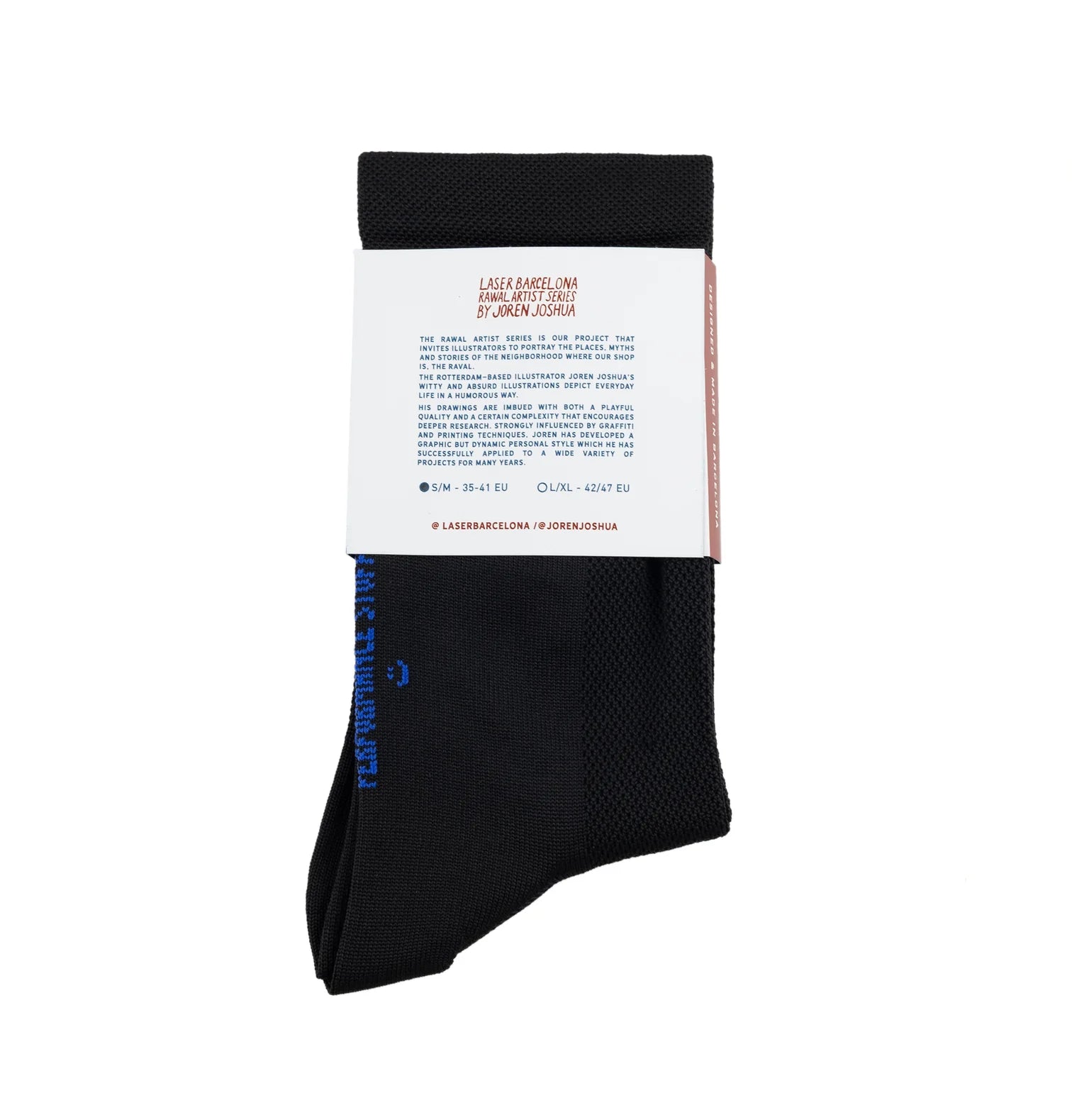 Laser socks by JorenJoshua Cycling - Black