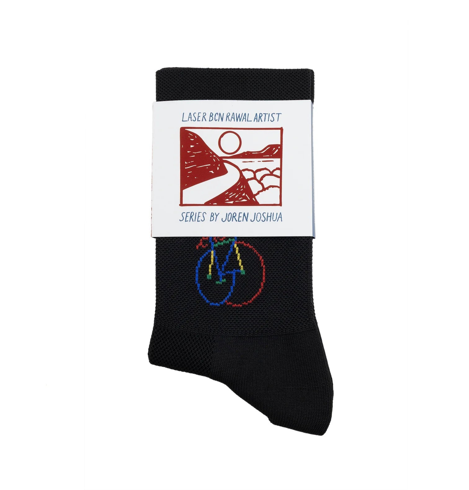 Laser socks by JorenJoshua Cycling - Black