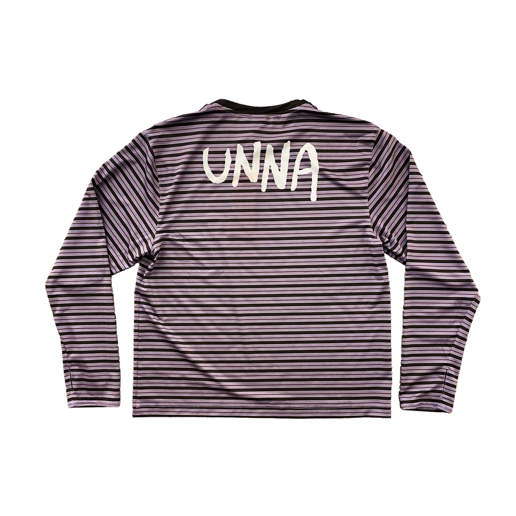 UNNA - Striped LS Grape Men