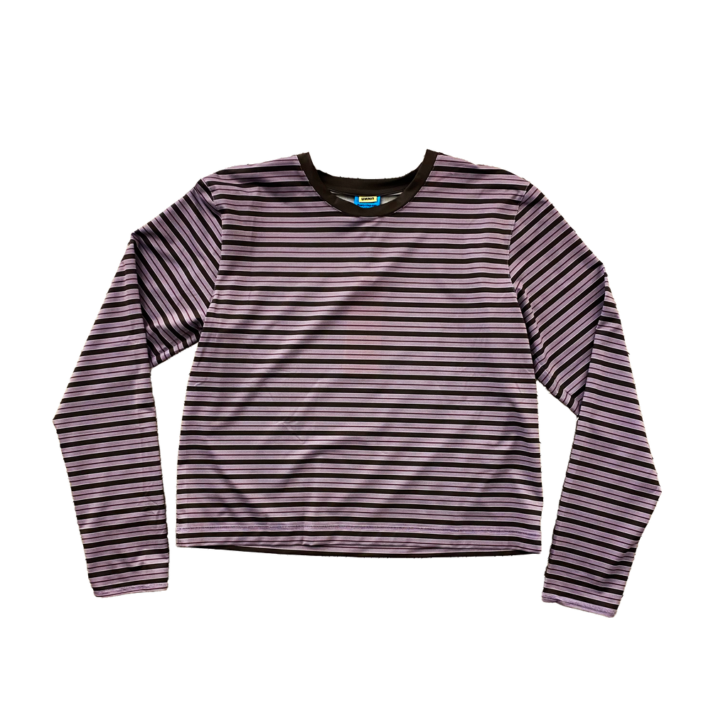 UNNA - Striped LS Grape Women