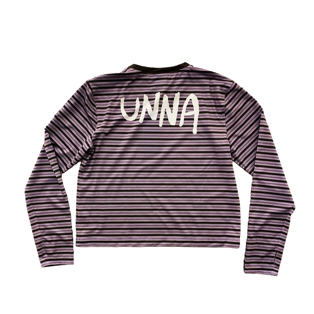 UNNA - Striped LS Grape Women
