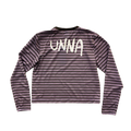 UNNA - Striped LS Grape Women