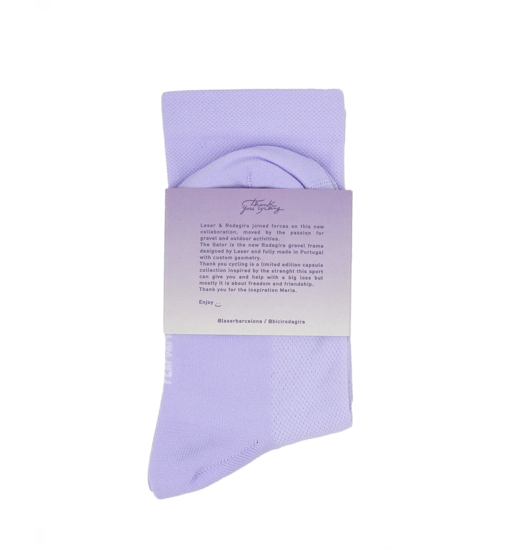 Laser - Cycling Performance Socks Lavender