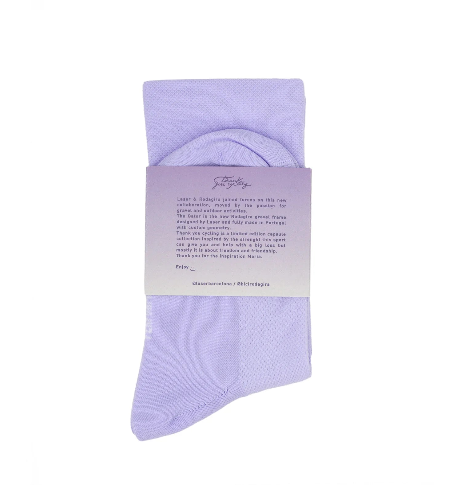 Laser - Cycling Performance Socks Lavender