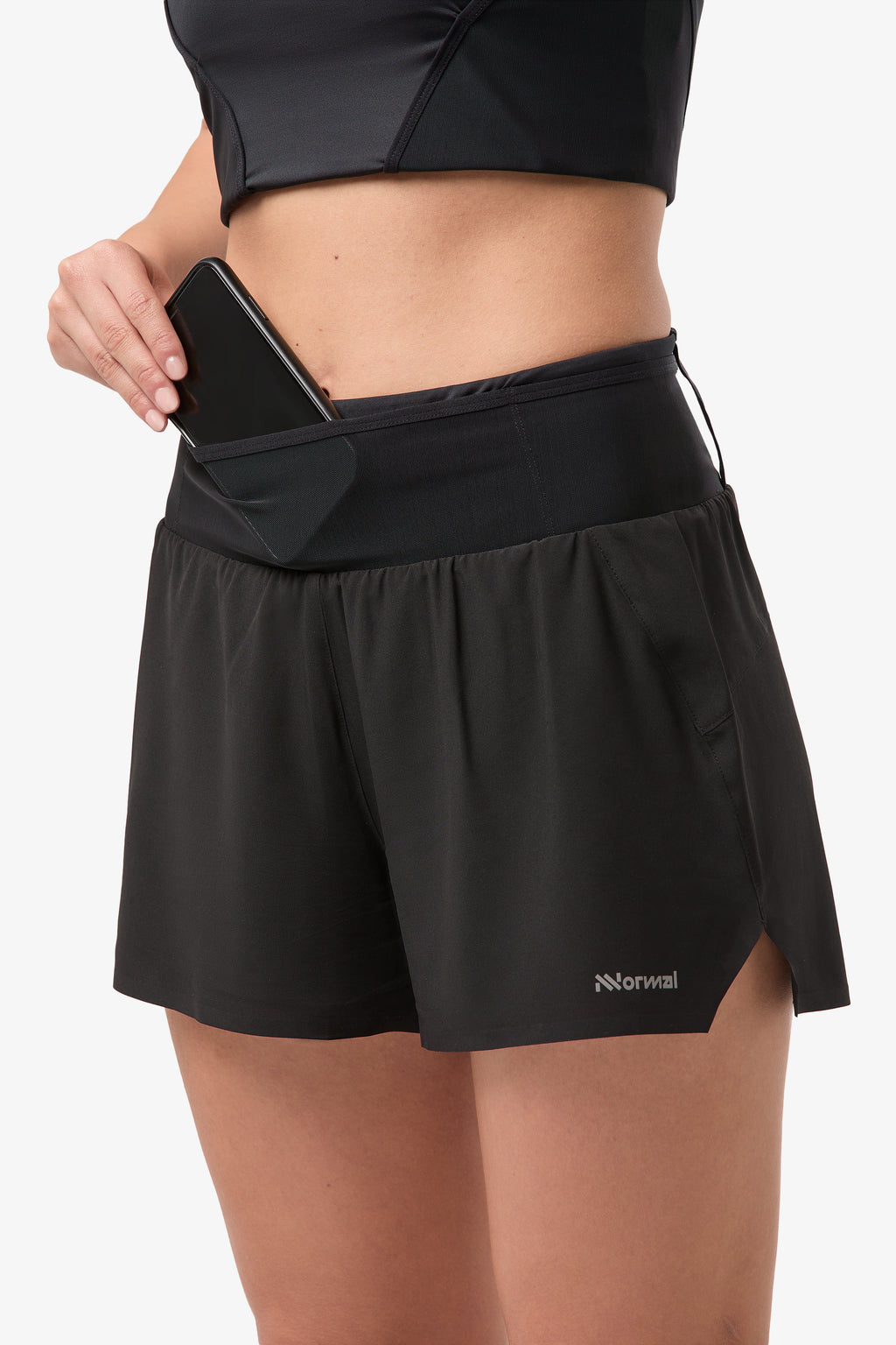 Nnormal Race Shorts W Black