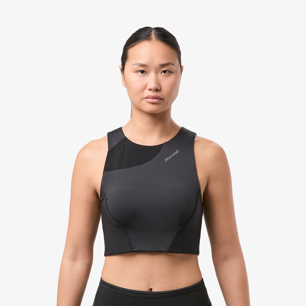 Nnormal Trail Cropped Top W Black