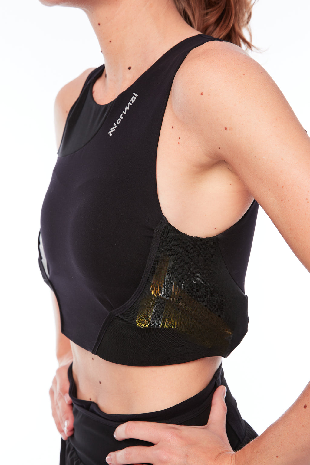 Nnormal Trail Cropped Top W Black