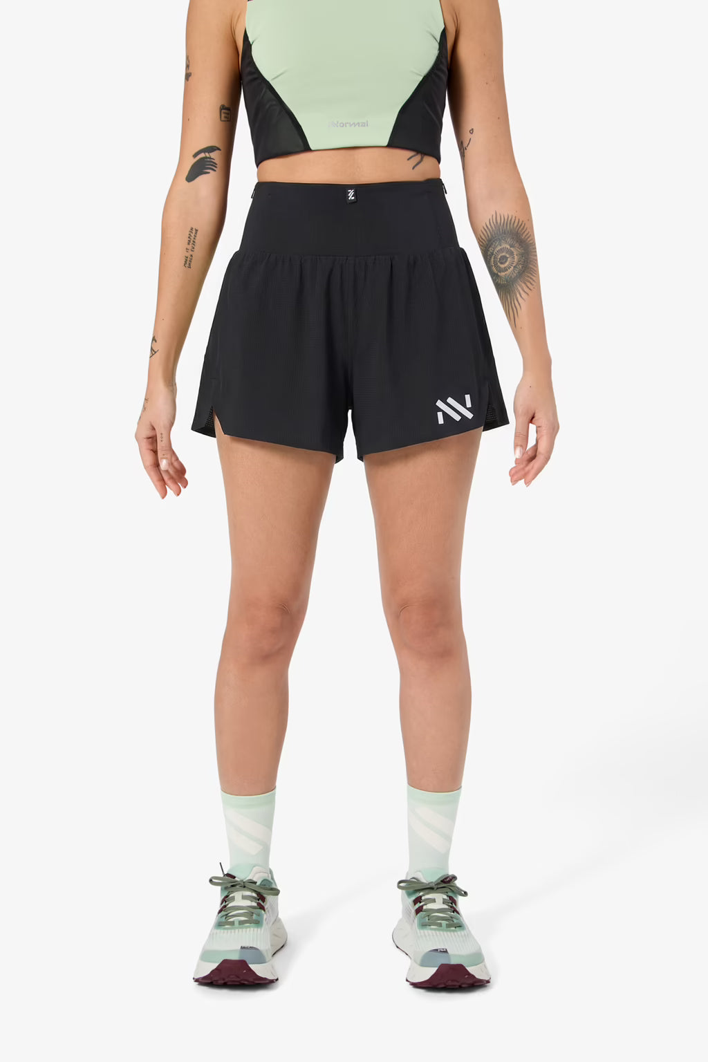 Nnormal - Race Shorts Black Mujer