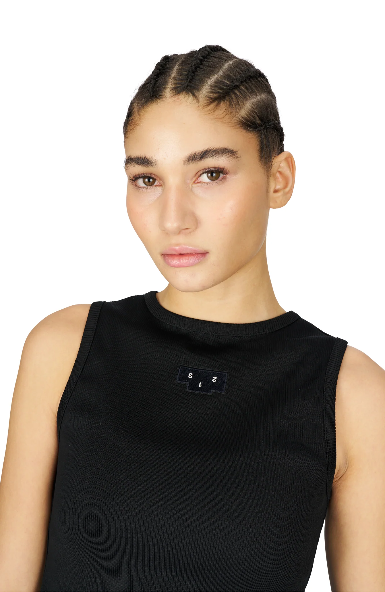 UNNA - Rib Tank Black Women
