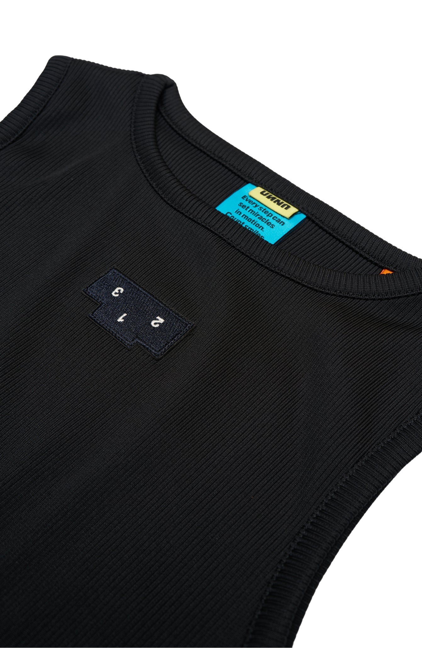 UNNA - Rib Tank Black Women