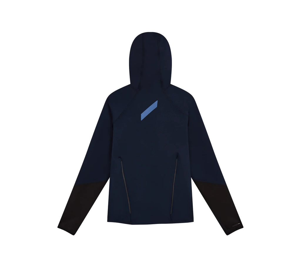 Soar - Hooded Wool Tech Top | Dark Navy