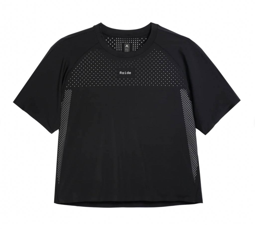 Raide - Camiseta térmica de dispersión para mujer negra