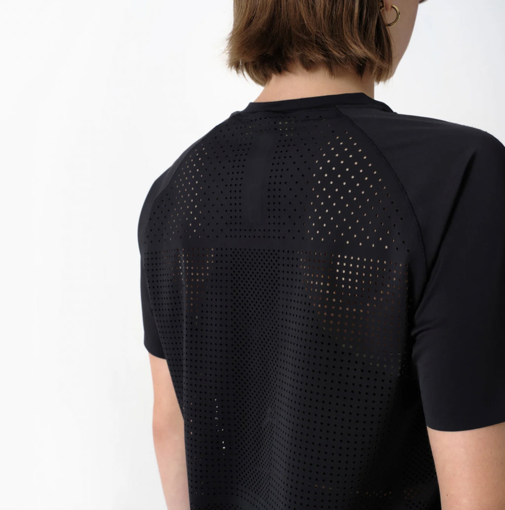 Raide - Camiseta térmica de dispersión para mujer negra