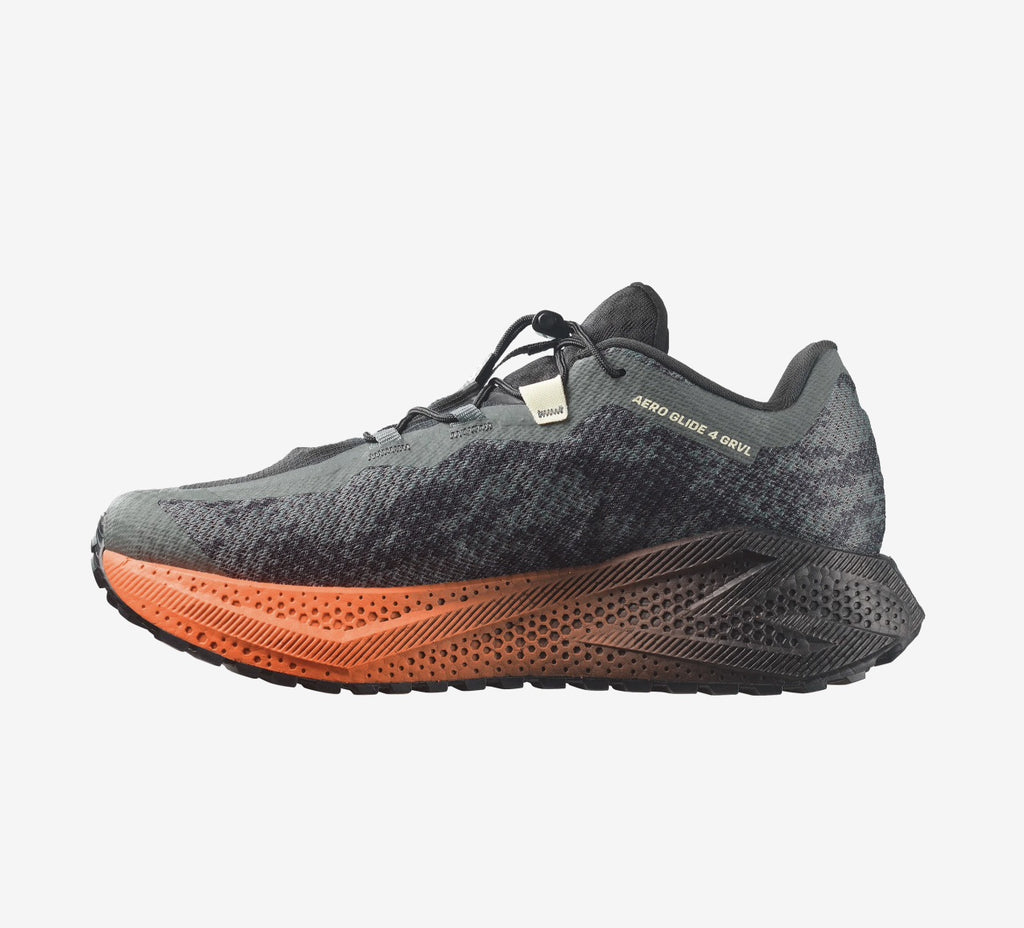 Salomon AERO GLIDE 4 GRVL - Urban Chic Black Lime Cream