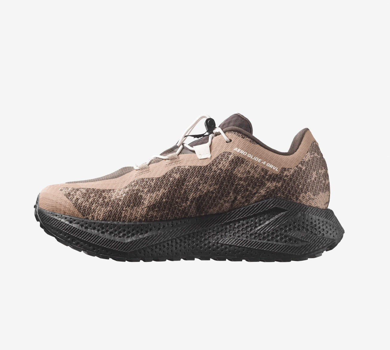 Salomon AERO GLIDE 4 GRVL - Buro Black Vanilla
