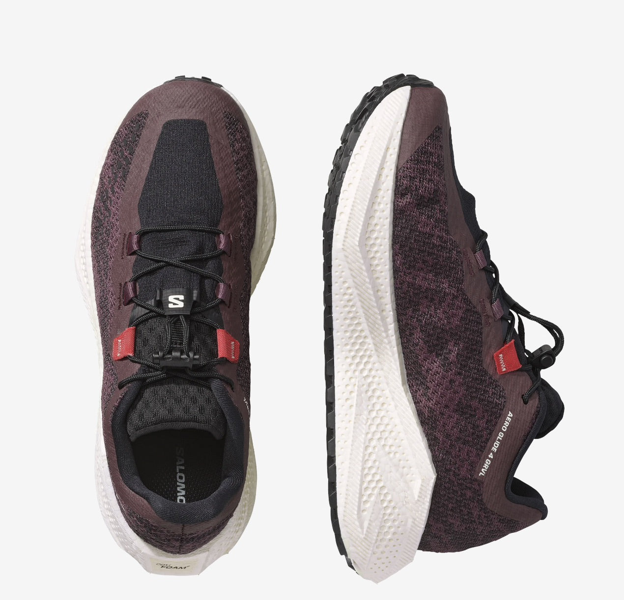Salomon AERO GLIDE 4 GRVL - Huckleberry Black Vanilla