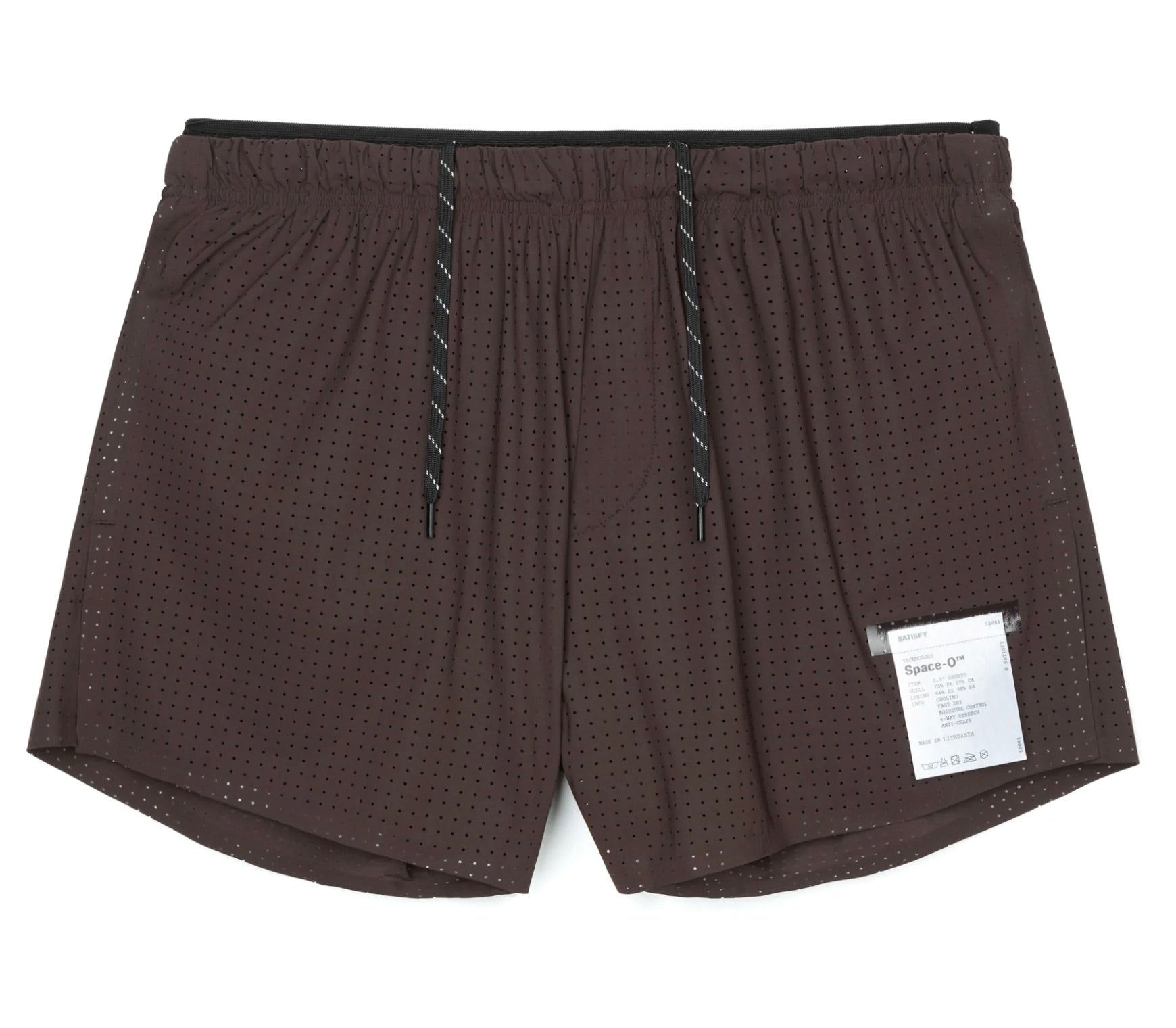 Satisfy Space-O™ 2.5" Shorts Deep Mahogany