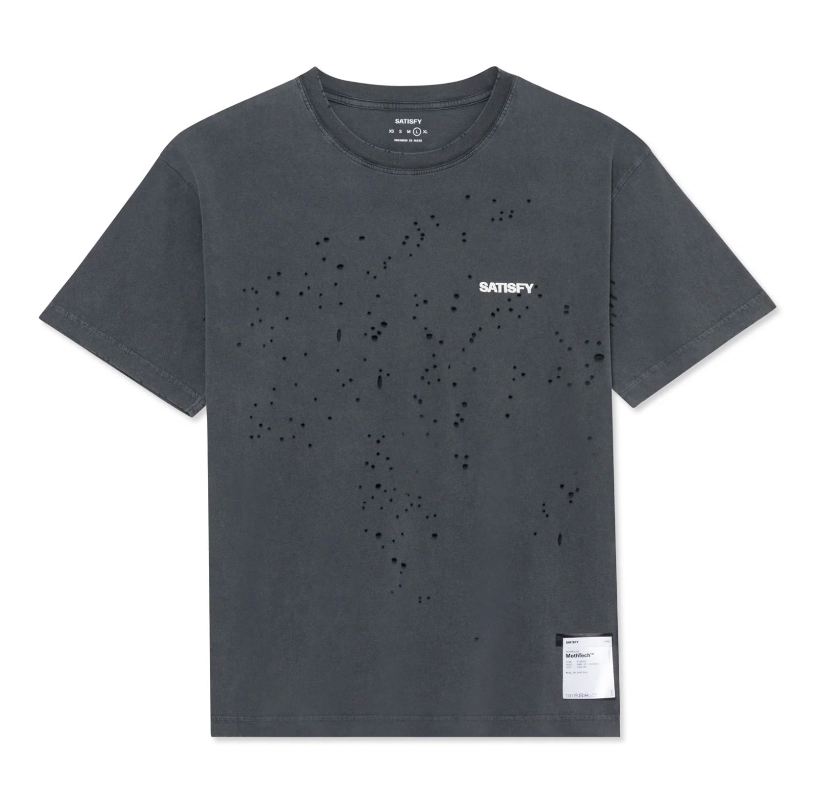 Satisfy MothTech™ T‑Shirt Aged Black