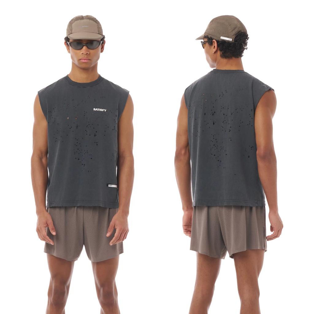 Satisfy - MothTech™ Muscle Tee - Core Age Black