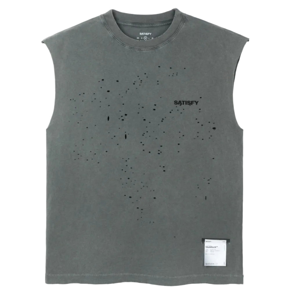 Satisfy - MothTech™ Muscle Tee - Core Faded Black