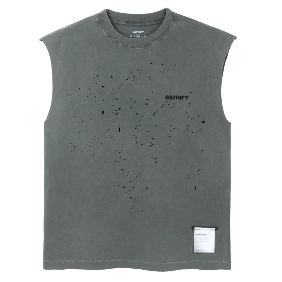 Satisfy - MothTech™ Muscle Tee - Core Faded Black