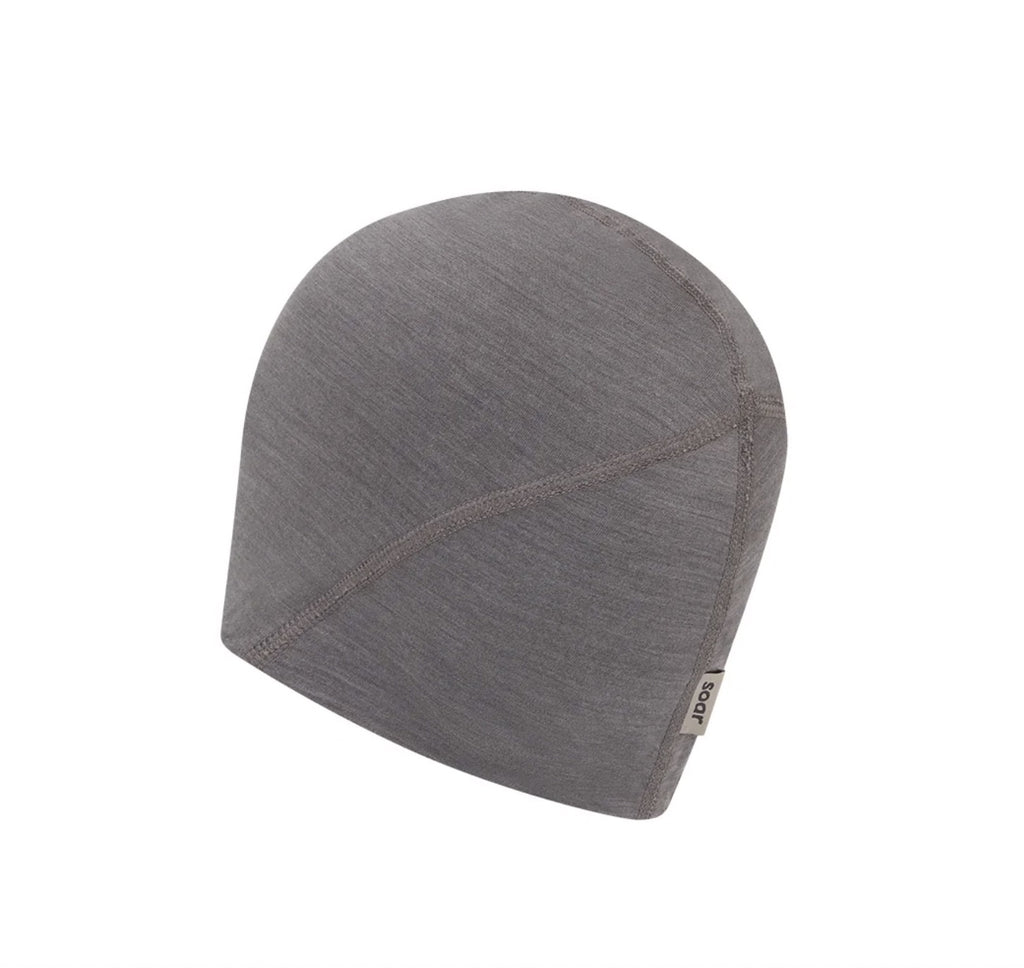 Soar - Merino Silk Beanie Grey