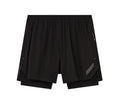 Soar - Dual Run Shorts Black