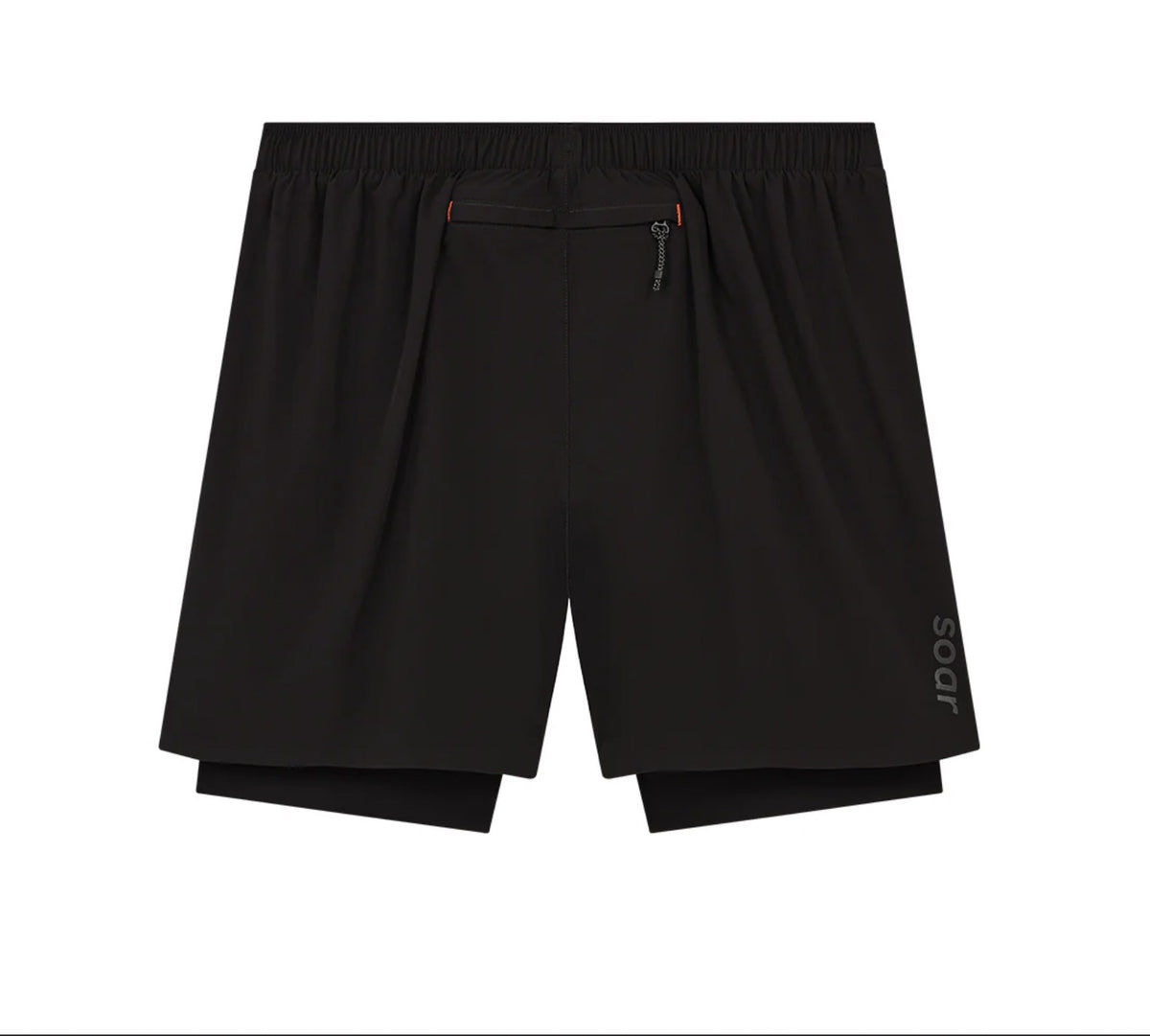 Soar - Dual Run Shorts Black