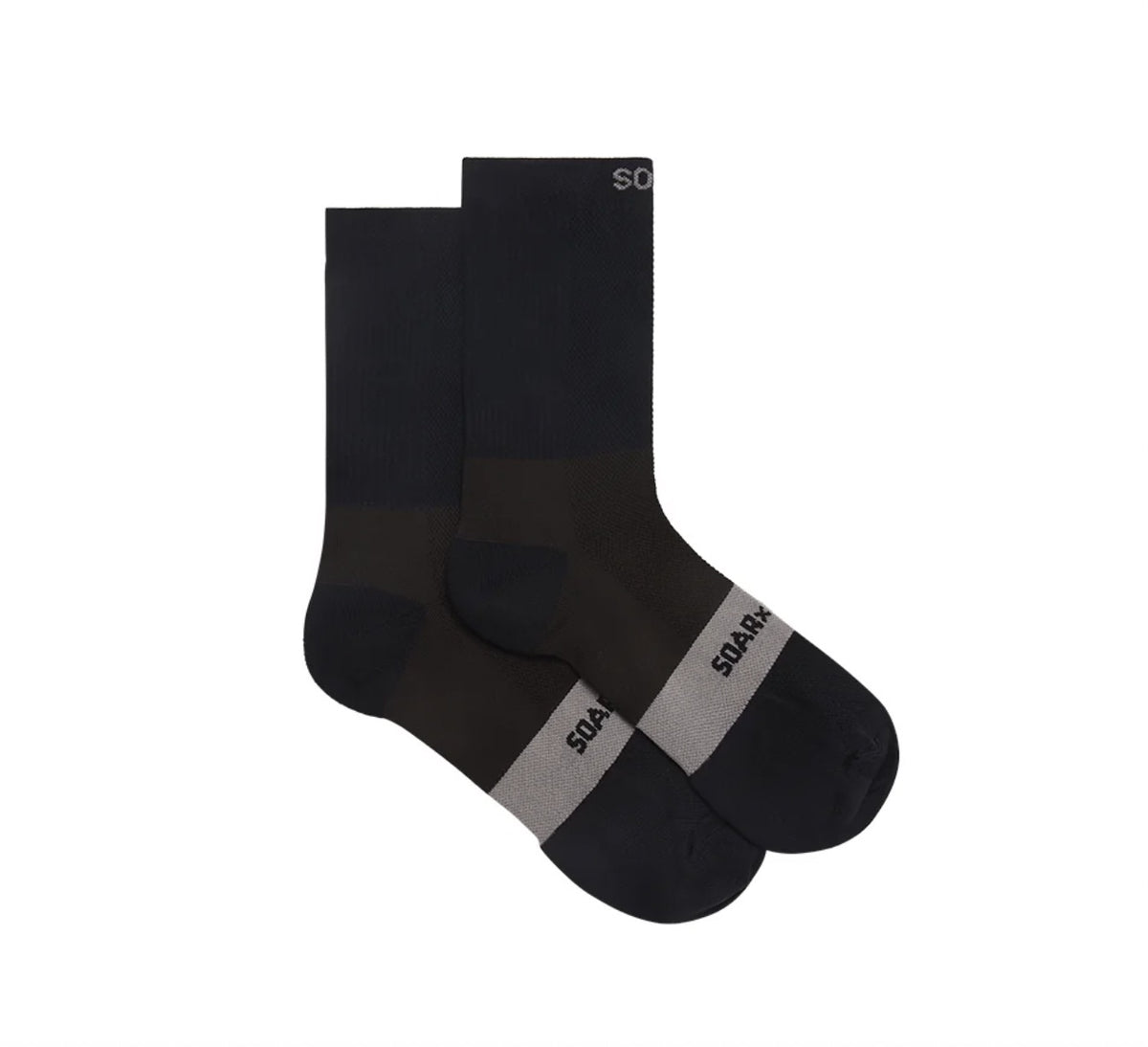 Soar - Core Crew Sock Black