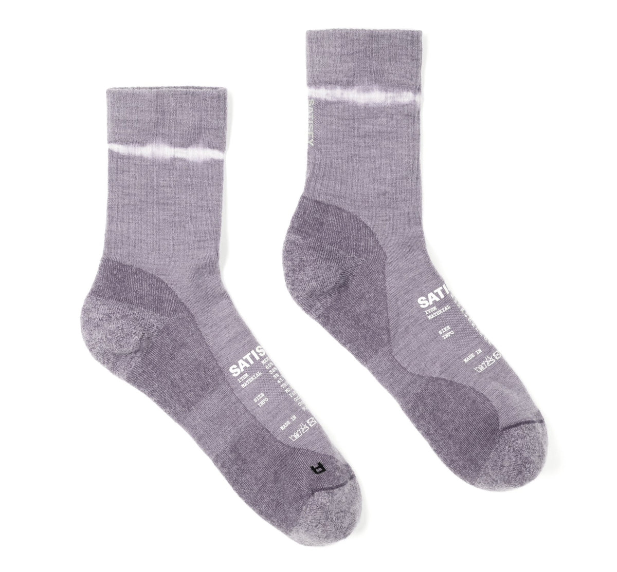 Satisfy - Merino Nylon Tube Socks Dusk Tie-Dye