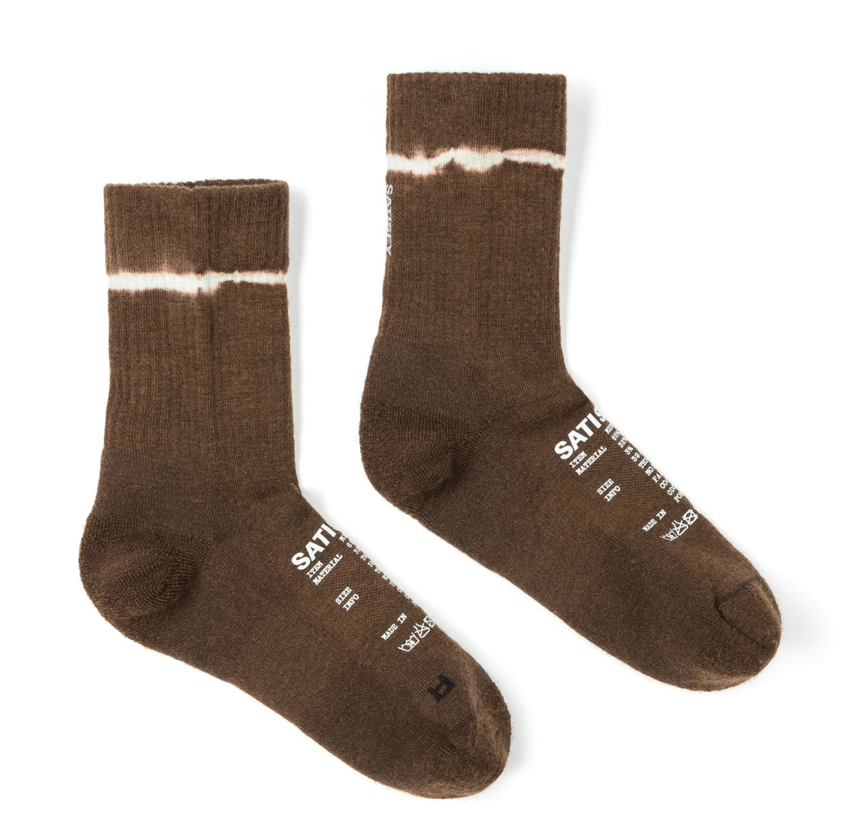 Satisfy - Merino Nylon Tube Socks Tie-Dye Rocky Road