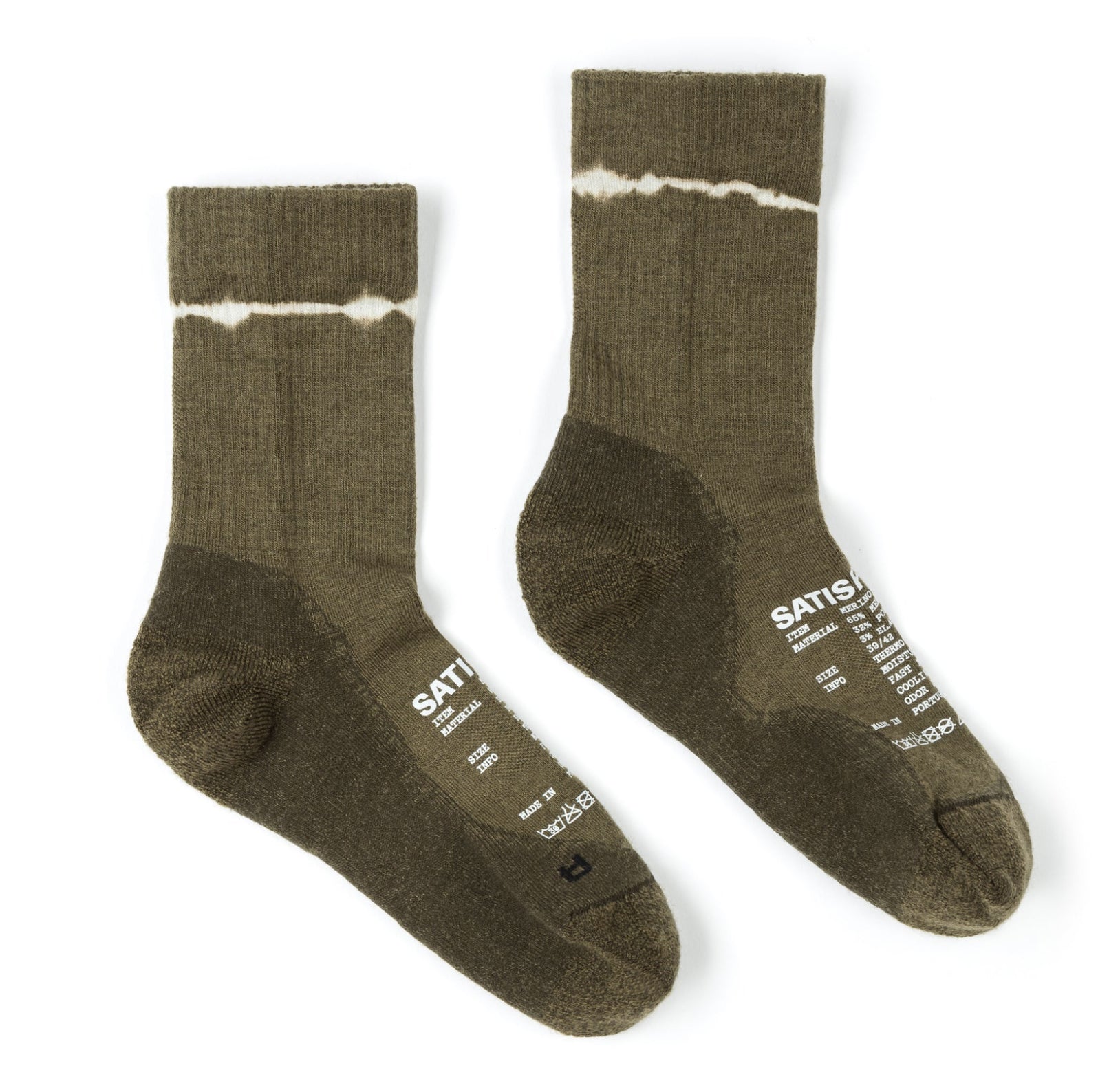 Satisfy - Merino Nylon Tube Socks Dye Capers