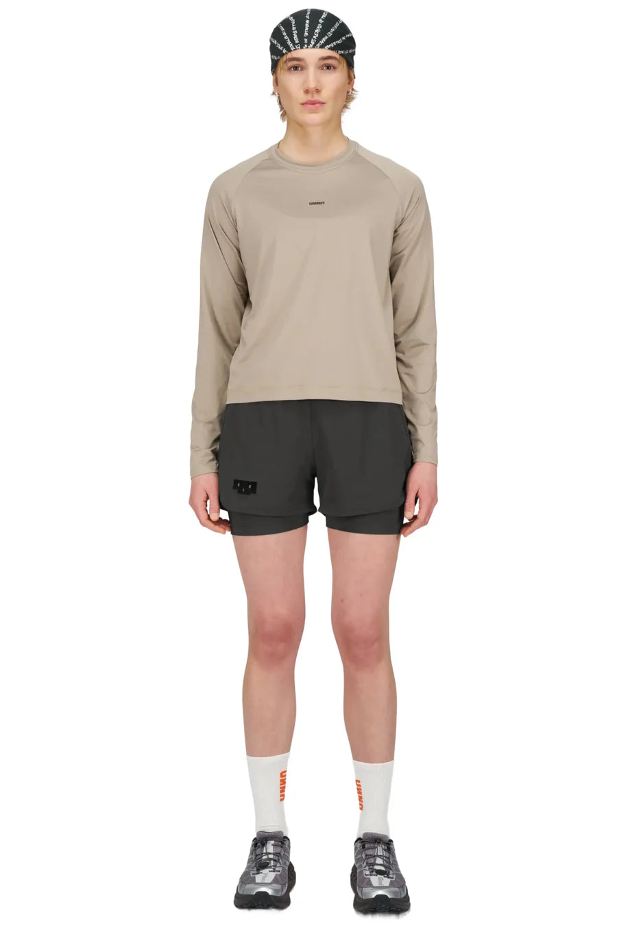 UNNA - Shiny Long Sleeve Warm Sand Women