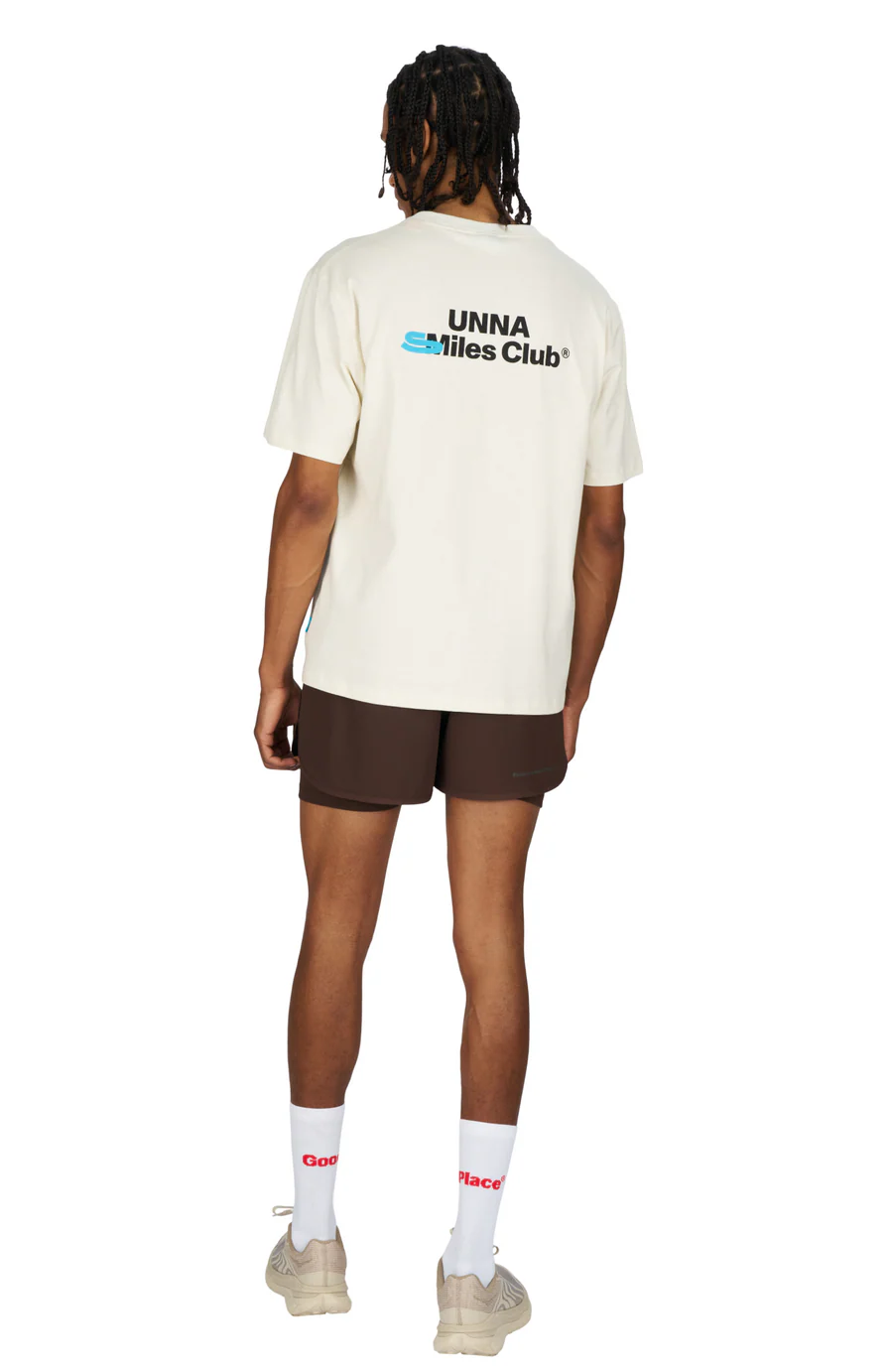 UNNA - Smiles Club Tee Vanilla White Men