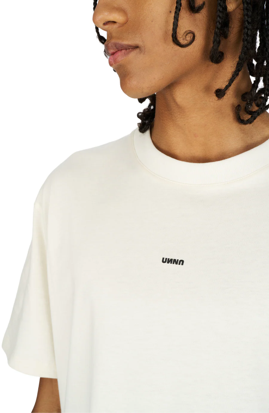 UNNA - Smiles Club Tee Vanilla White Men