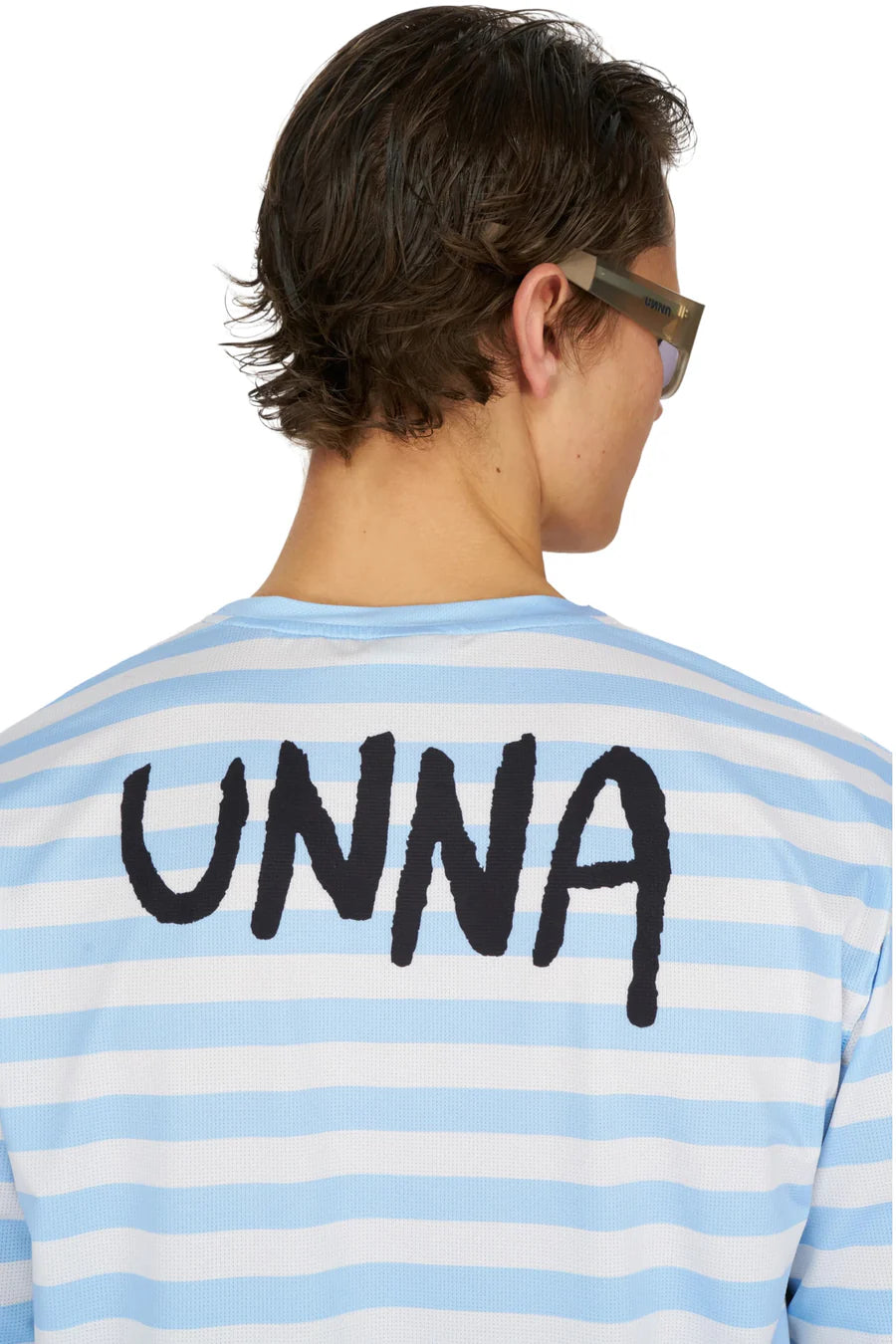 UNNA - Striped LS Baby Blue Men