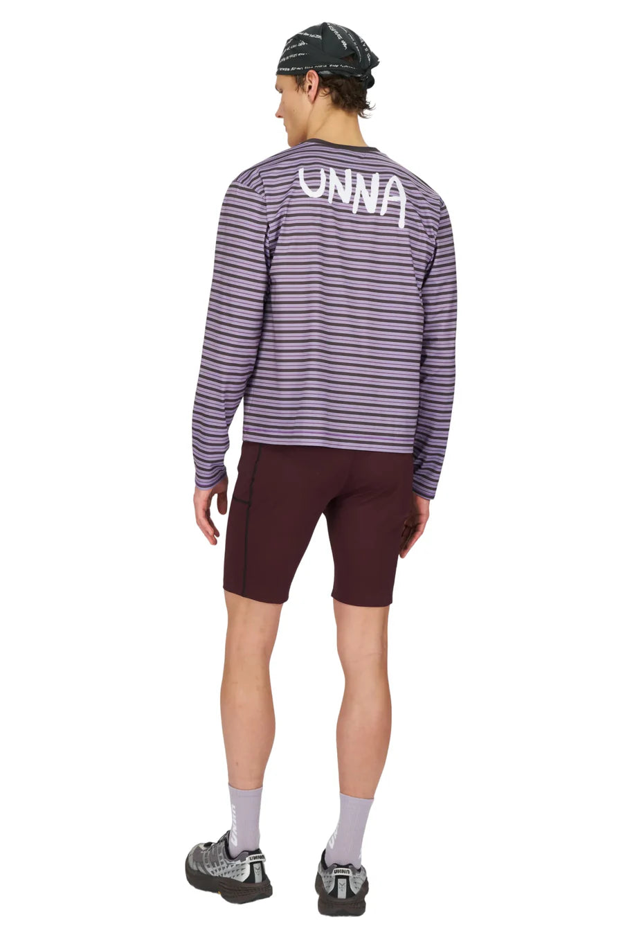 UNNA - Striped LS Grape Men