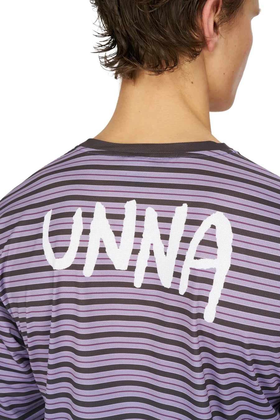 UNNA - Striped LS Grape Men