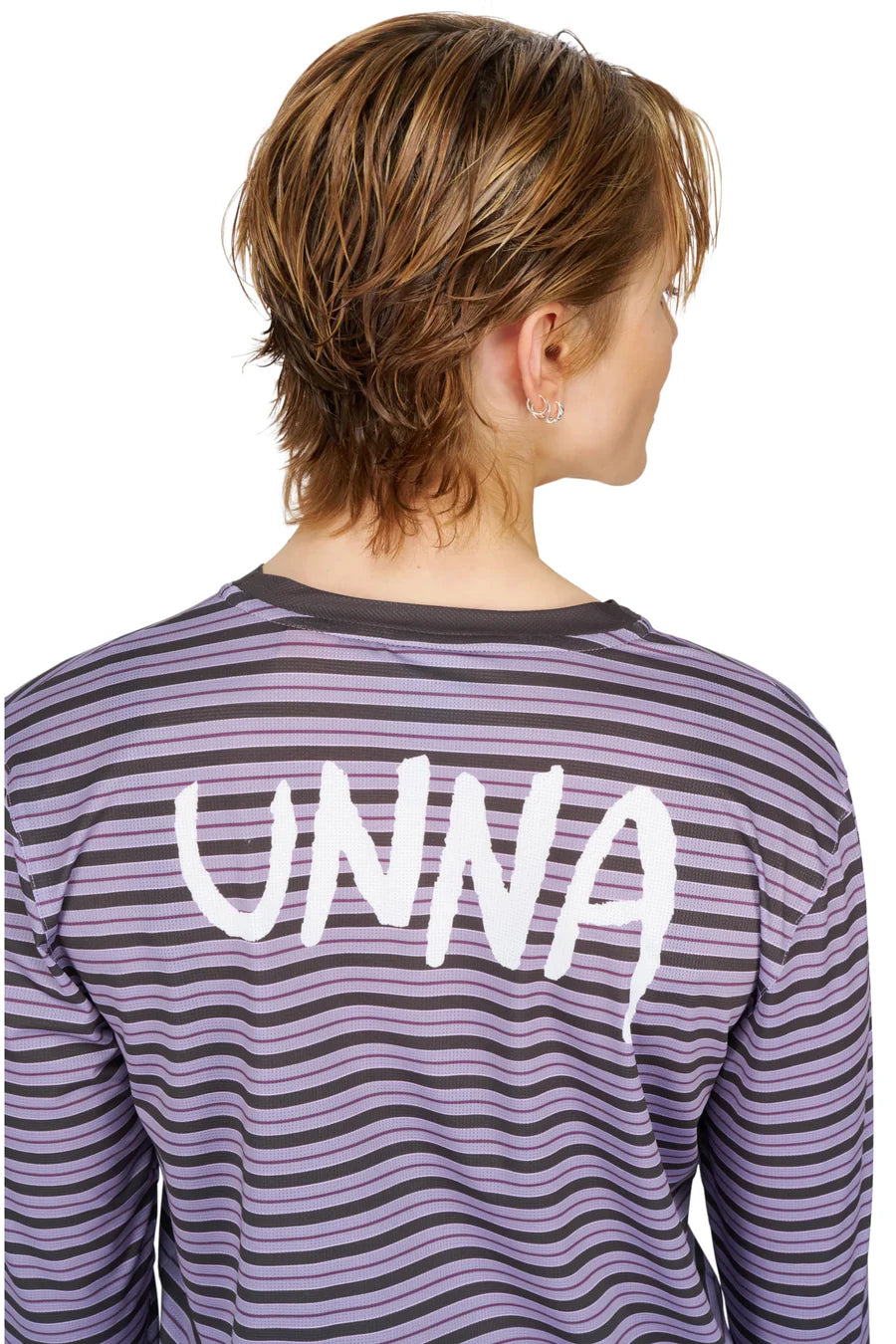 UNNA - Striped LS Grape Women