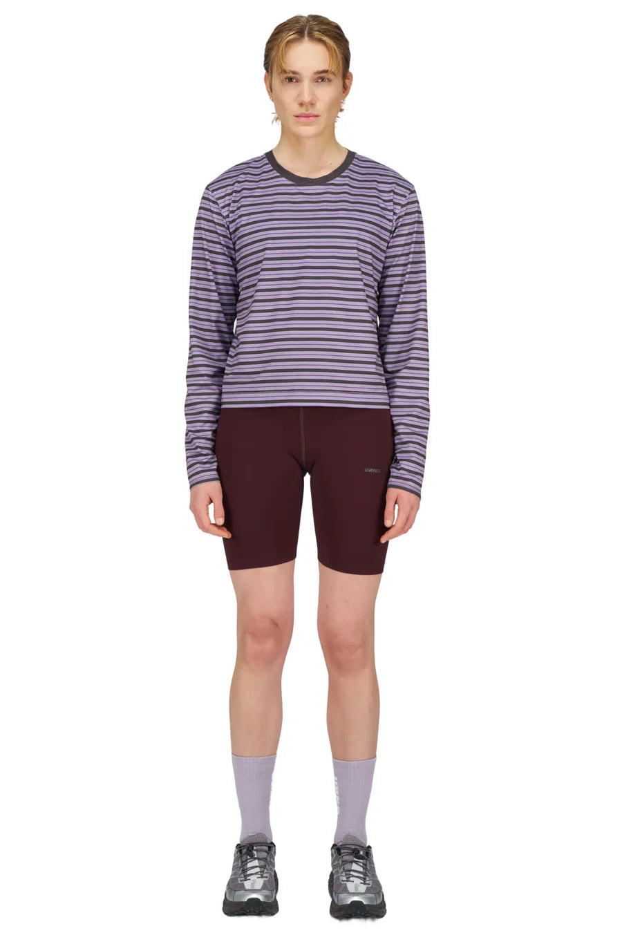 UNNA - Striped LS Grape Women