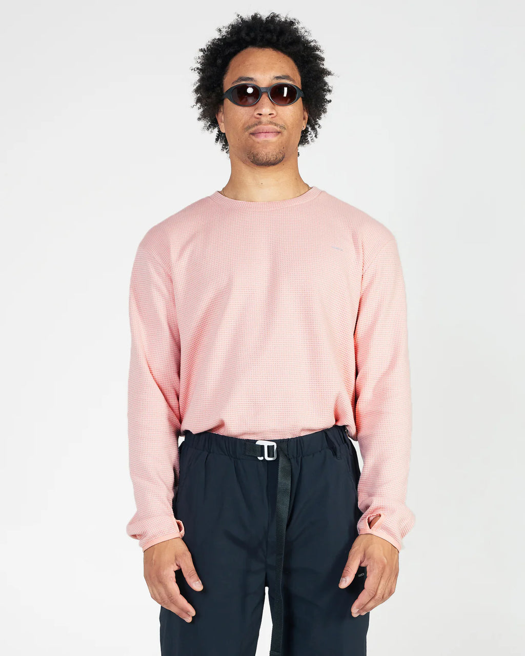 TIEMPOS™ Organic Cotton Waffle Long Sleeve