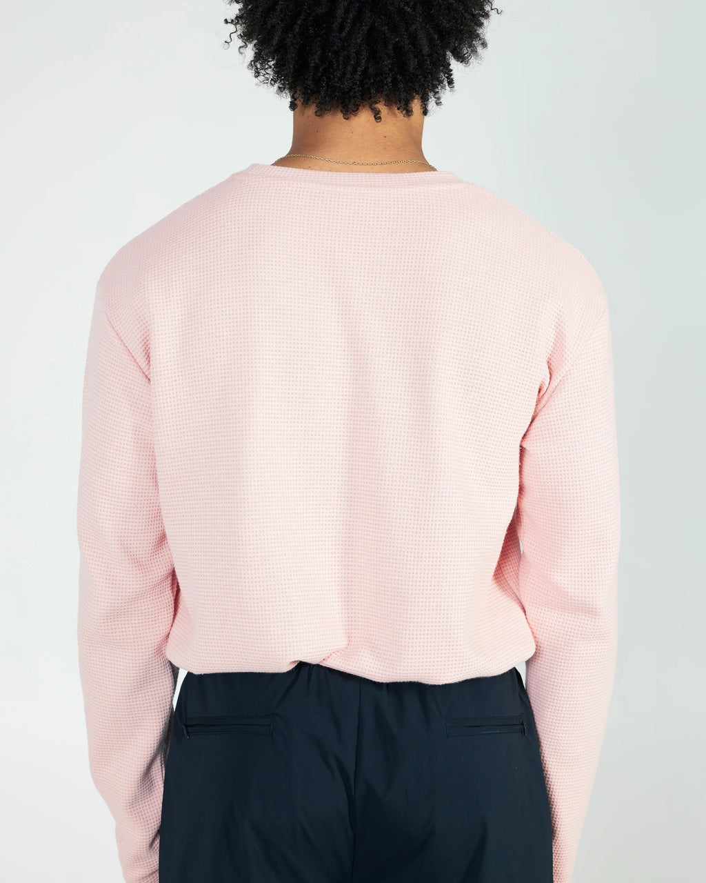 TIEMPOS™ Organic Cotton Waffle Long Sleeve