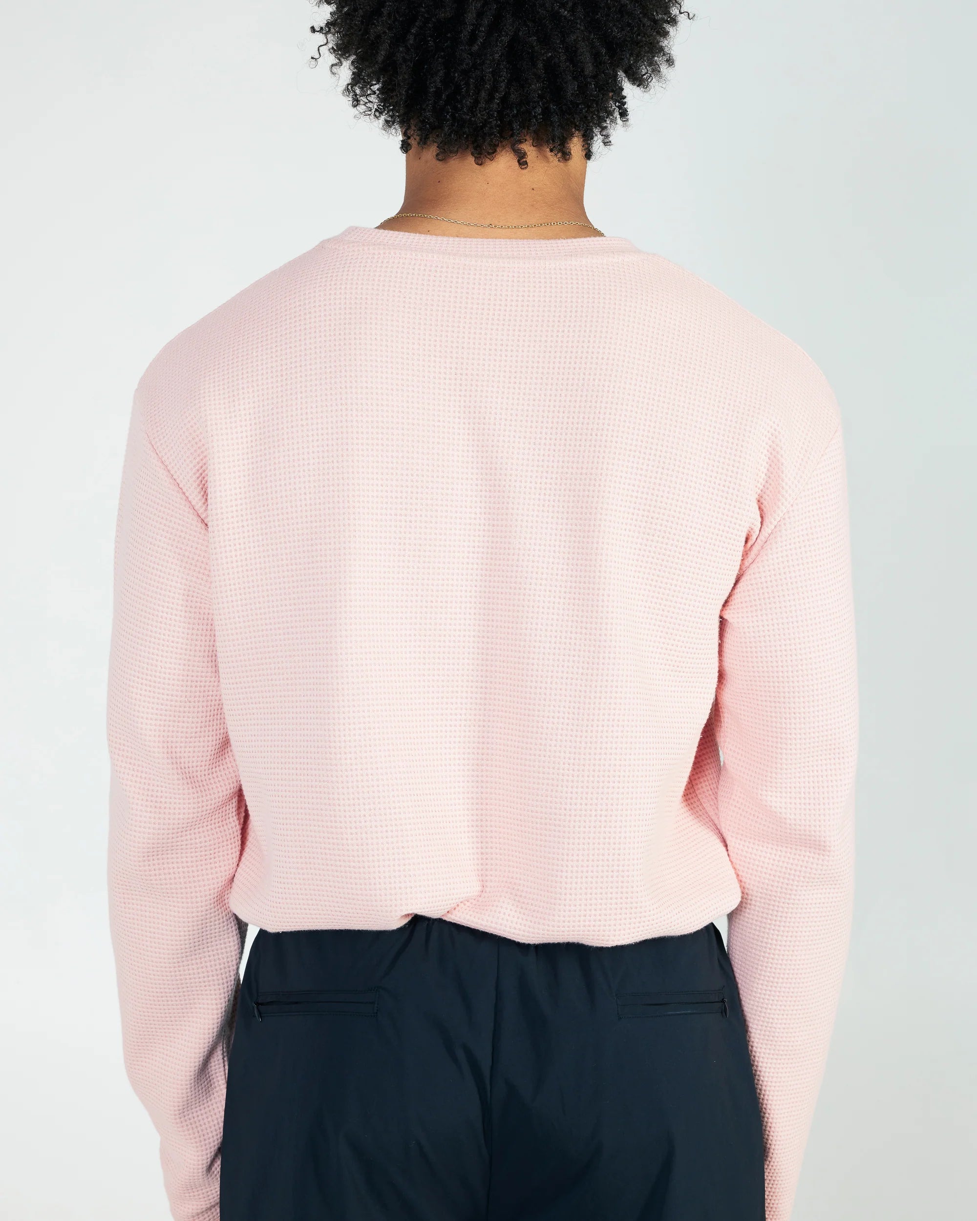 TIEMPOS™ Organic Cotton Waffle Long Sleeve