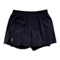 On - 3" Performance 2/1 Shorts Black Women