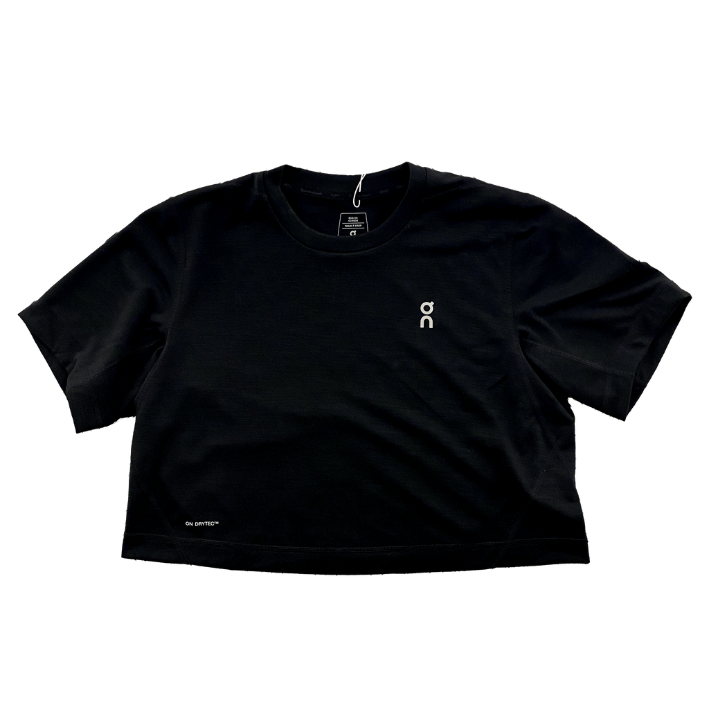 On - On - Train T Crop Black Women